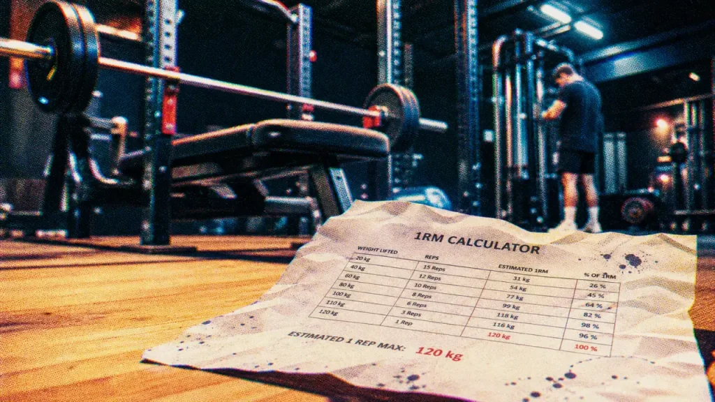 1 repetition maximum : calcul du RM pour développé couché