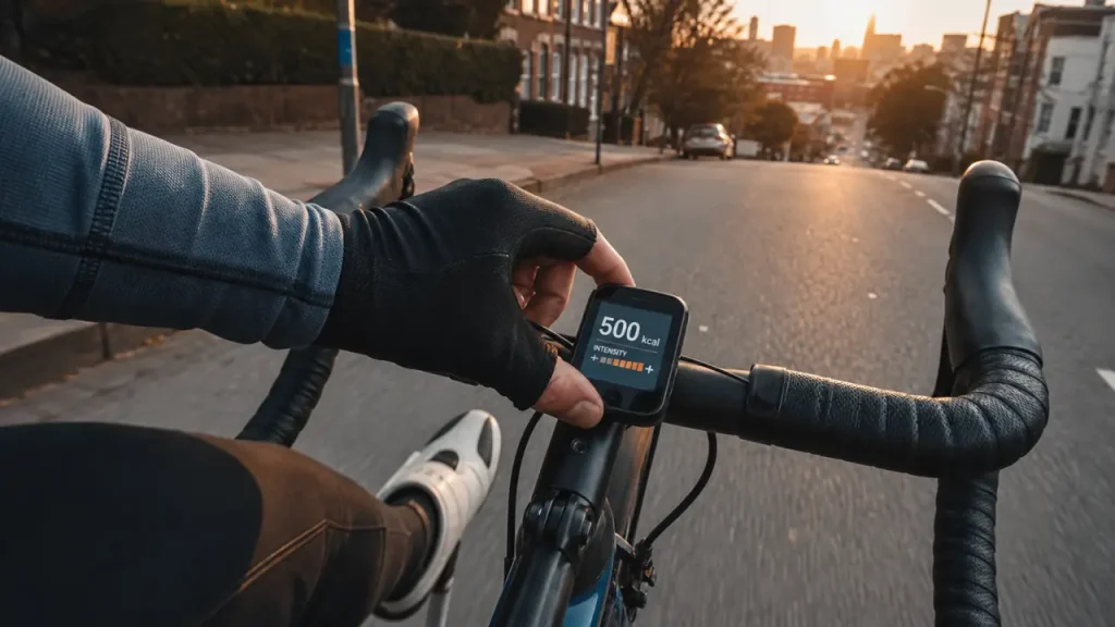 1h de vélo calorie : compteur affiche 500 kcal