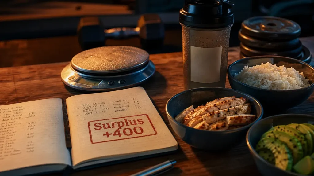 Alimentation prise de masse : surplus +400 calorique contrôlé