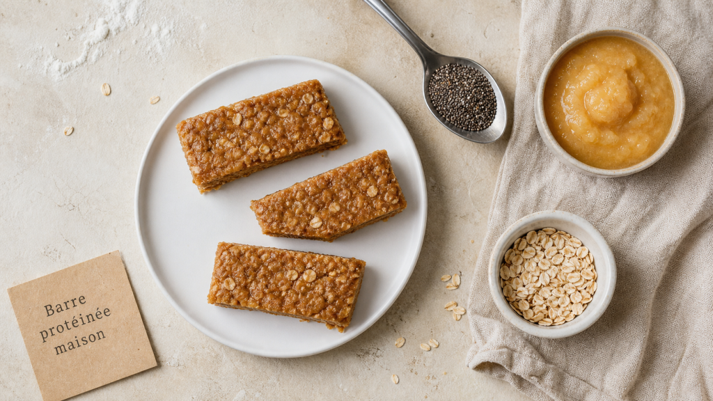Barre protéinée maison perte de poids : 170 calories, recette maison