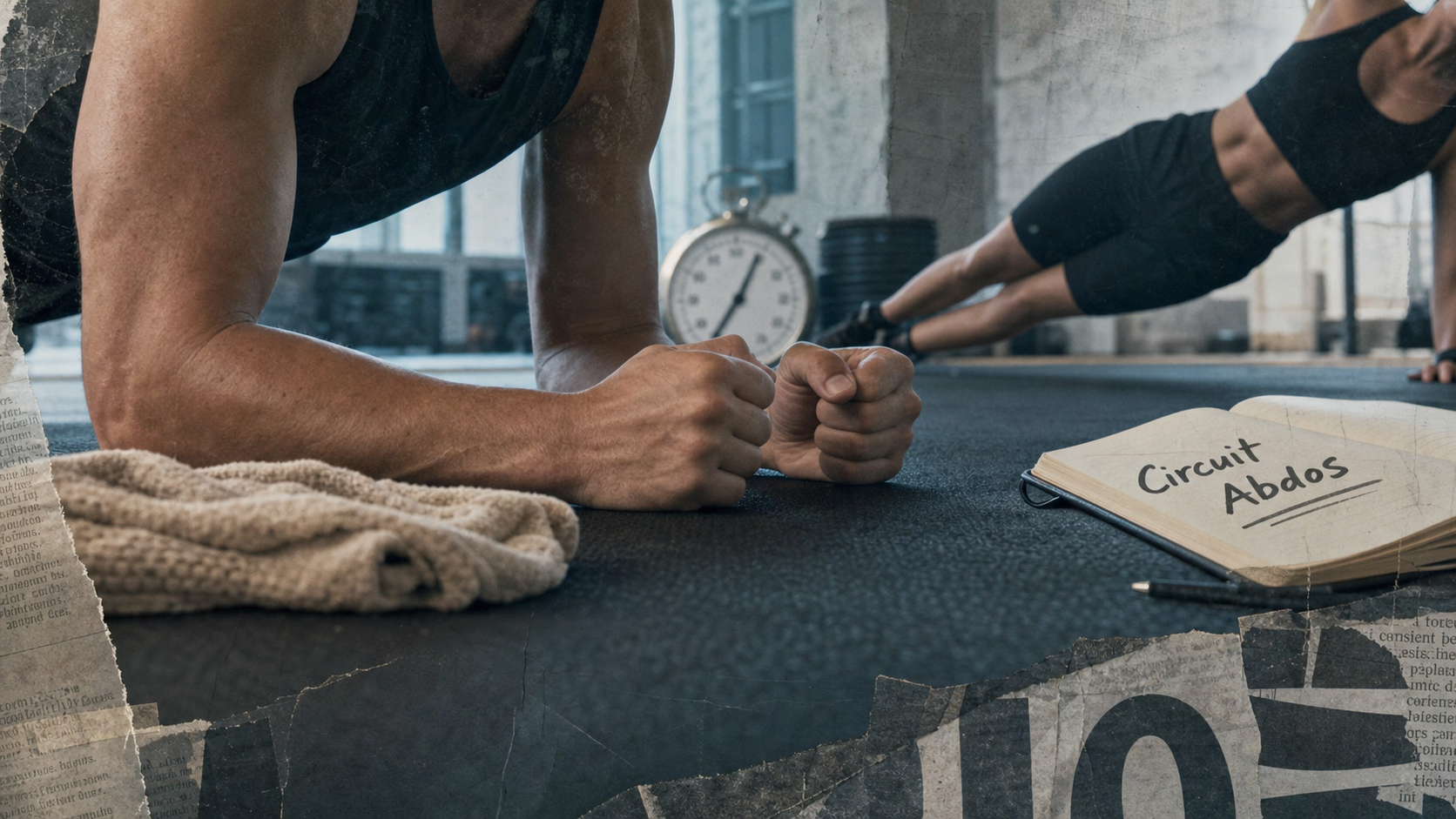 Circuit training abdos : planche et erreurs à éviter en 18 minutes