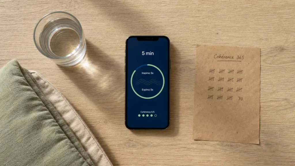 La cohérence cardiaque: mode d'emploi 365, 3 fois par jour, 5 minutes