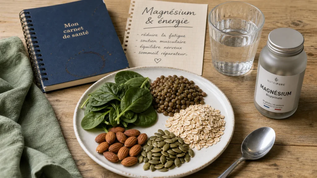 Magnésium et perte de poids : aliments riches en magnésium, eau, énergie