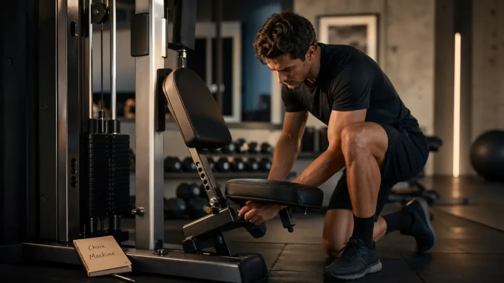Salle de sport machine : charge guidée multigym en home gym