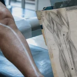 Douleur genou et mollet, trajet douleur sur la jambe