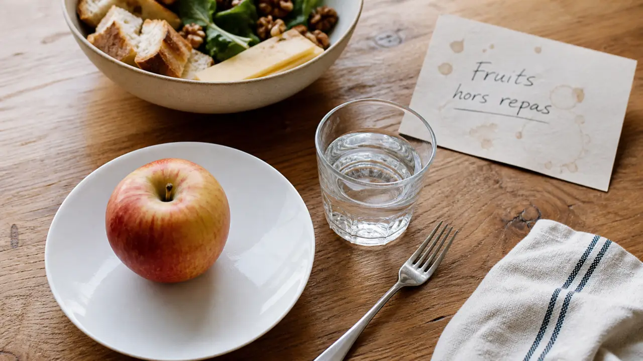 Naturopathie quand manger les fruits : pomme hors repas, matin ou goûter