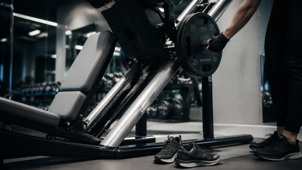 Presse musculation à jambes en home gym