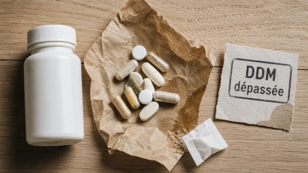 Que faire des compléments alimentaires périmés : DDM dépassée, signes et décision