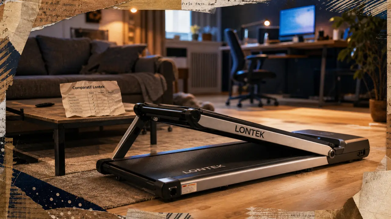 Tapis de course lontek plié en 5 secondes, silencieux