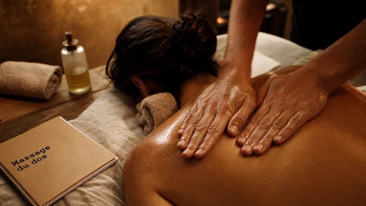 Technique de massage pour le dos : massage doux des épaules sans brusquer