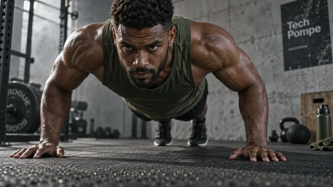 Pompe musculation : athlète bien aligné pour protéger les épaules