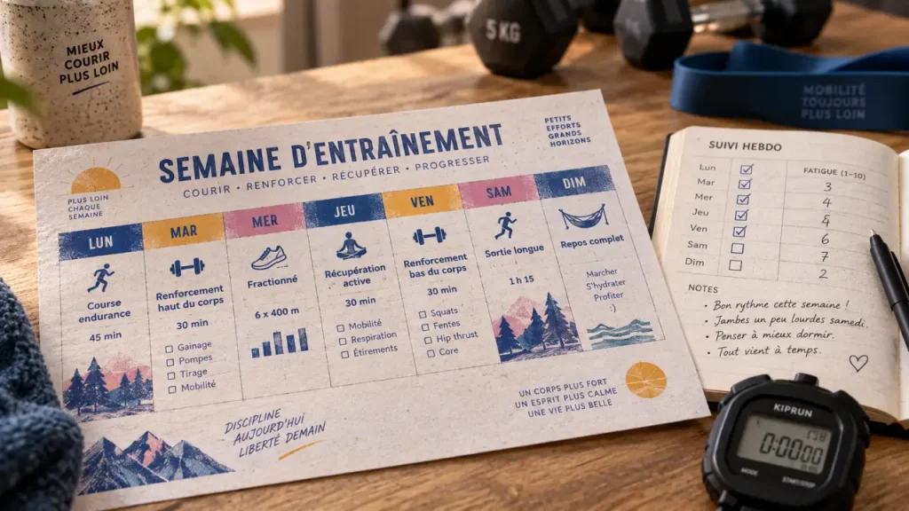 Programme musculation course à pied pdf pour planifier sans alourdir les jambes