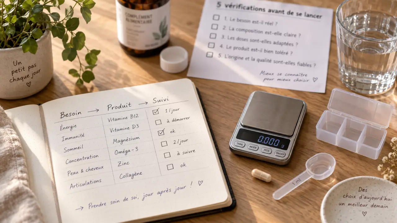 Quels compléments alimentaires prendre : choix selon besoin et carence