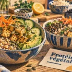Bols végétaux riches en protéines végétaux protéines