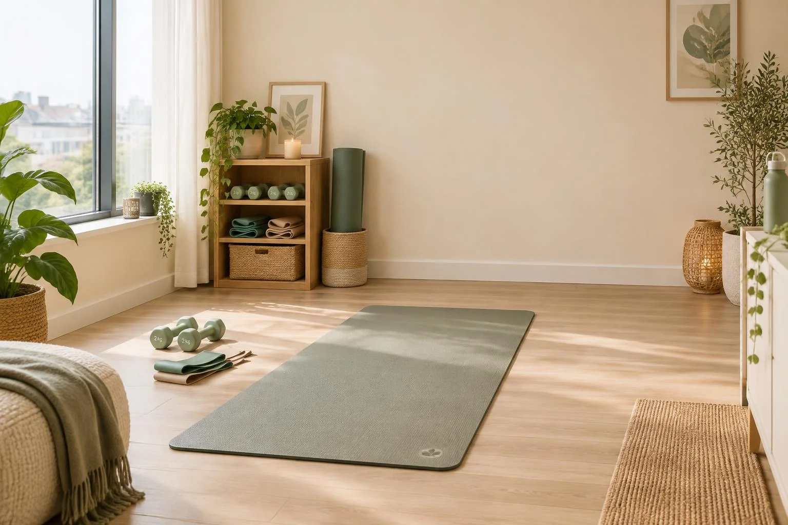 Espace sport cocooning : 5 m² suffisent